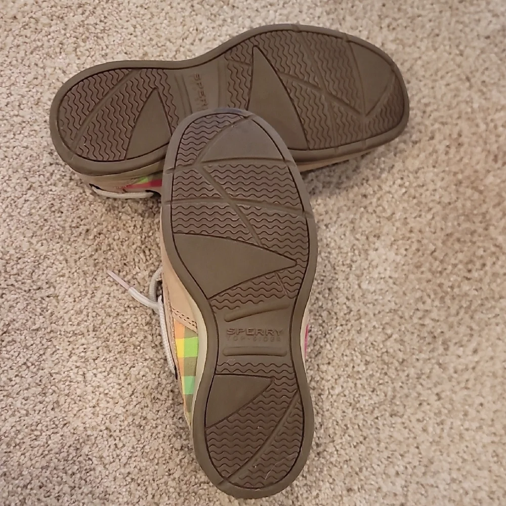 Sperry Kids Tan Boat Shoes